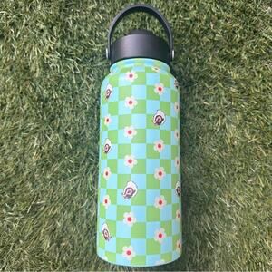 Disney Parks Checkered Flower Skunk Bambi Stainless Steal Tumbler Water Bottle